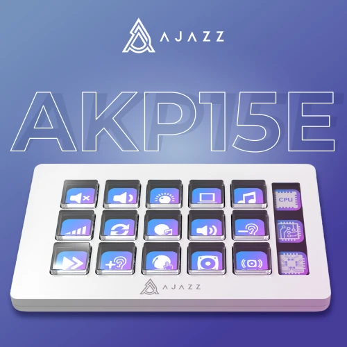 Panel streamingowy Ajazz AKP153E biały
