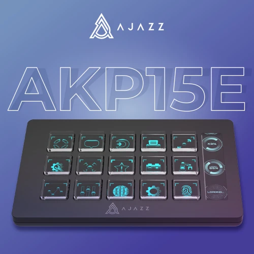 Panel streamingowy Ajazz AKP153E czarny