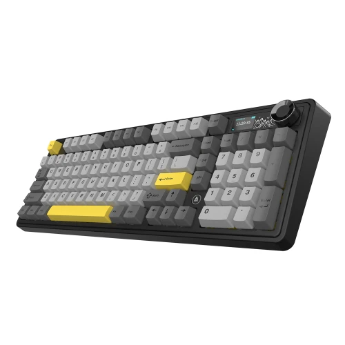 Klawiatura mechaniczna Ajazz AK980 Gift Switch-V2-Black-Model-With-Screen RGB