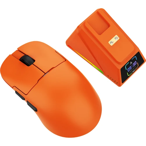Mysz bezprzewodowa Ajazz AJ159 APEX-3 Model-Orange-3950-8K Charging Dock