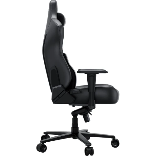 Fotel gamingowy skórzany Anda Seat Novis Plus XL czarny obrotowy