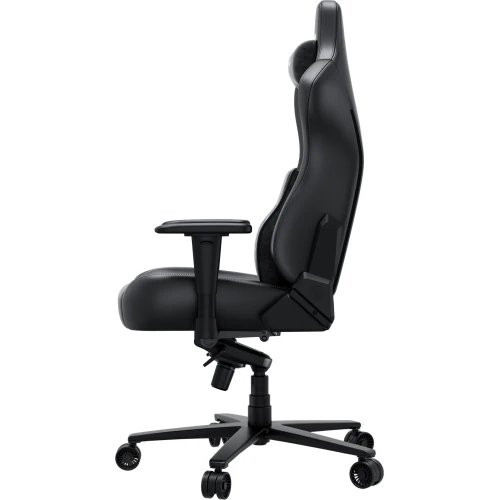 Fotel gamingowy skórzany Anda Seat Novis Plus XL czarny obrotowy