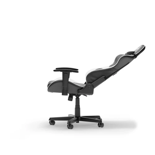 Fotel DXRacer FORMULA Black & White PVC Leather L