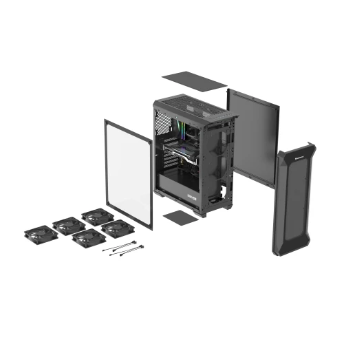 Obudowa Genesis Irid 505F Tempered Glass 