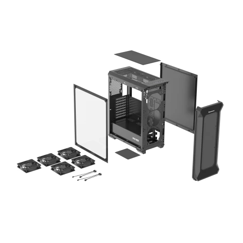 Obudowa Genesis Irid 505F Tempered Glass 