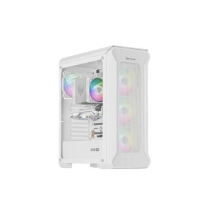 Obudowa Genesis Irid 505 ARGB V2 White Tempered Glass 