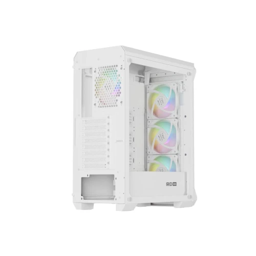 Obudowa Genesis Irid 505 ARGB V2 White Tempered Glass 
