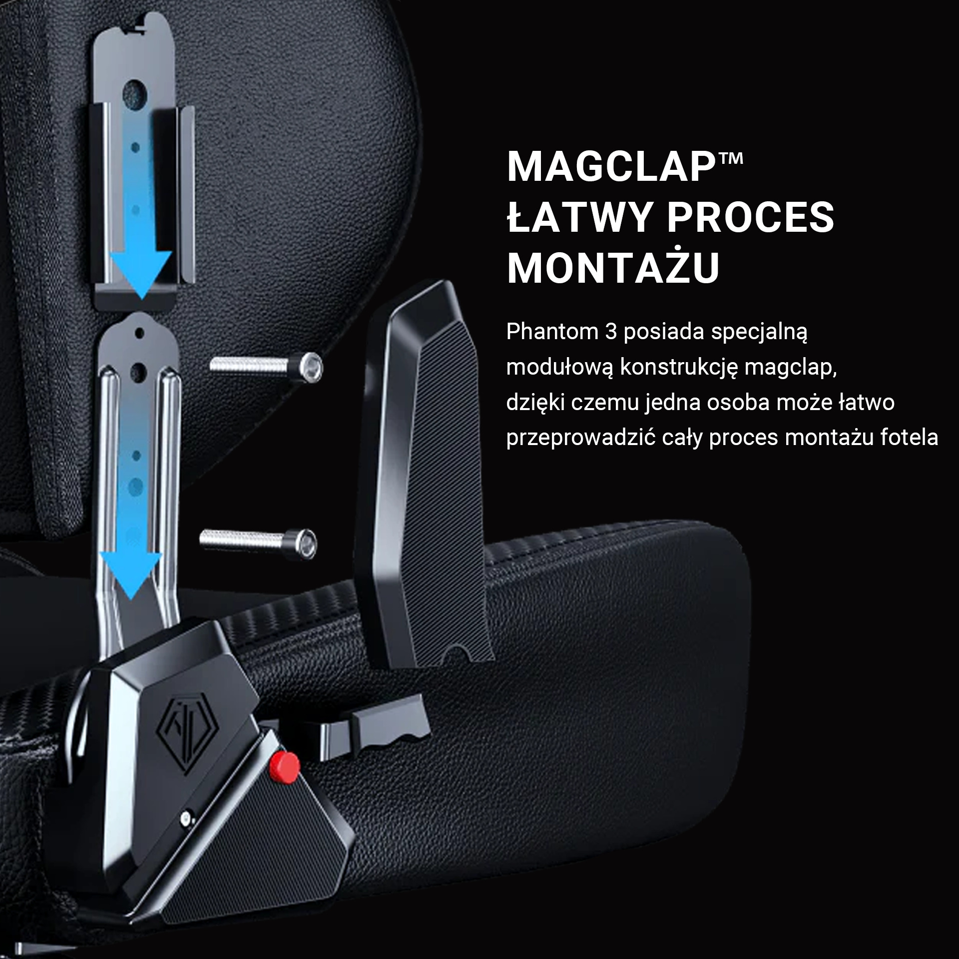System montażu MagClap Anda Seat Phantom 3 L