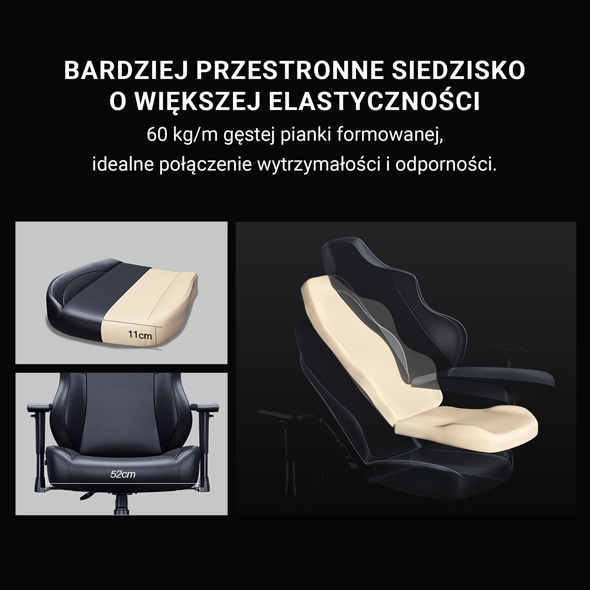 Wygodne siedzisko Anda Seat Phantom 3 L