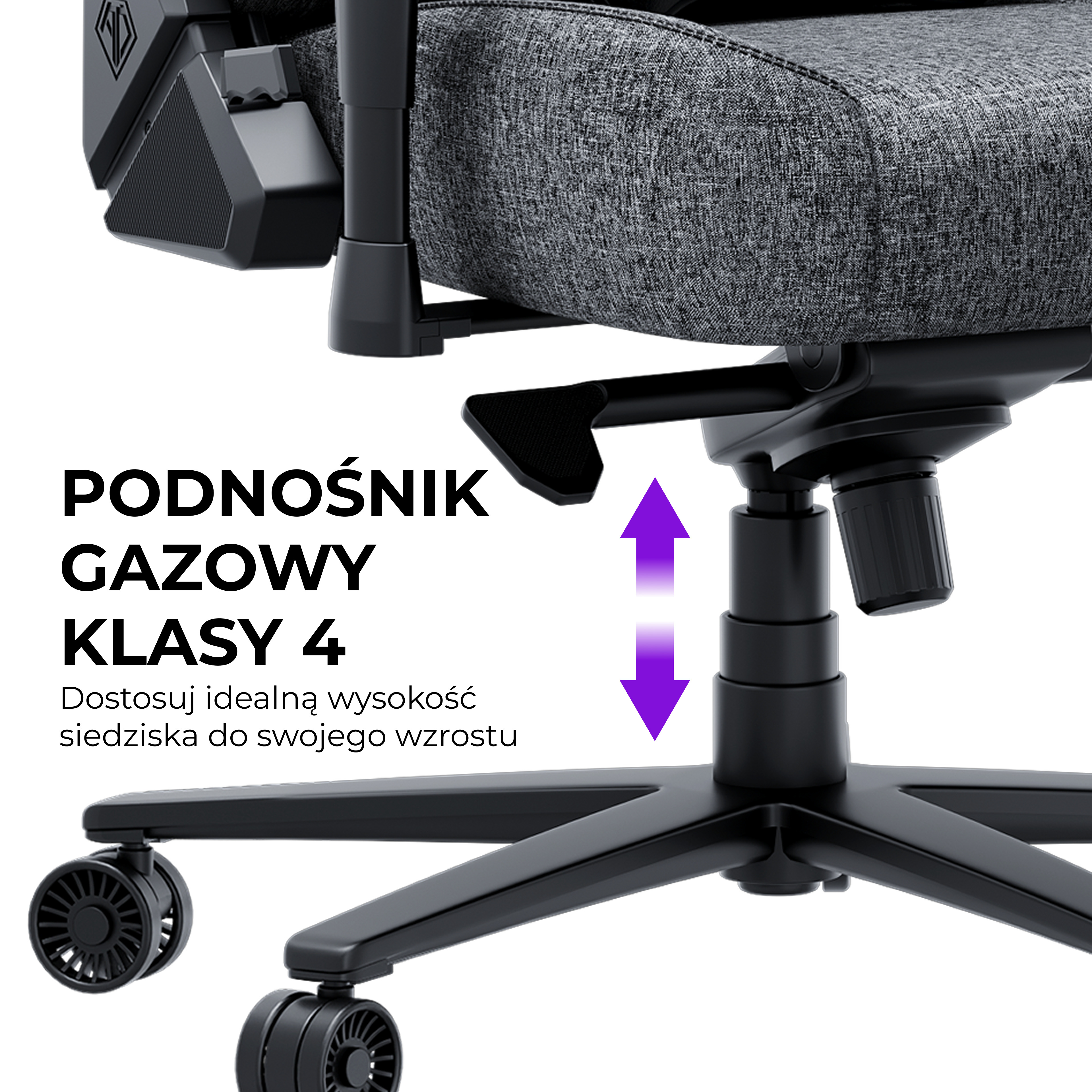 Podnośnik gazowy klasy 4 gwarantujący bezpieczeństwo i dopasowanie