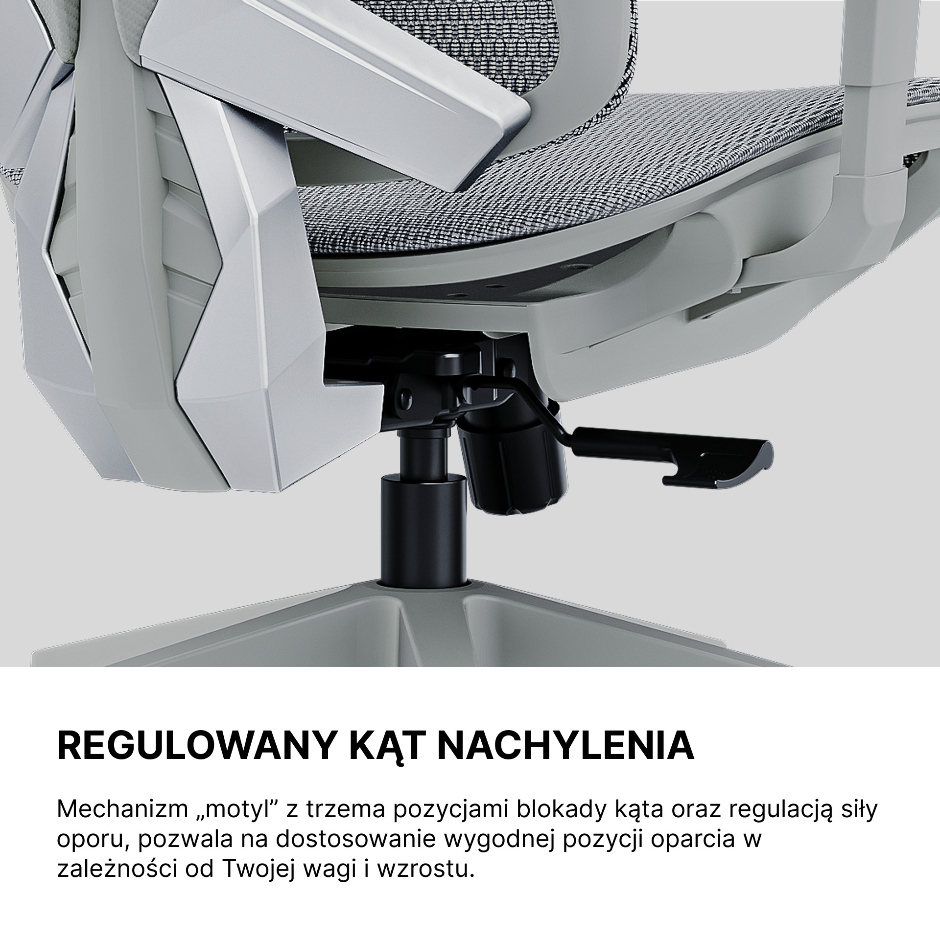 Regulowany kąt nachylenia oparcia Anda Seat X-Air Mega XL