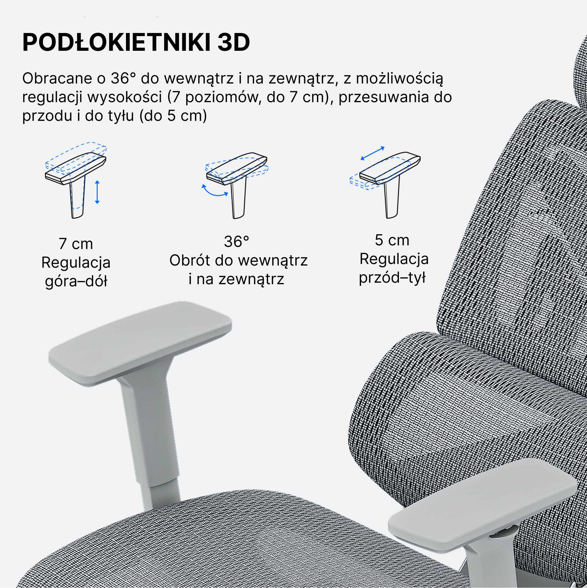 Podłokietniki 3D Anda Seat X-Air Mega XL