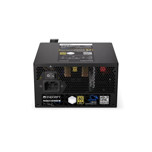 Zasilacz ENDORFY Enduro L6 650W 80Plus Gold Cybenetics Platinum