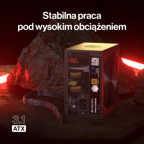 Zasilacz ENDORFY Enduro L6 650W 80Plus Gold Cybenetics Platinum