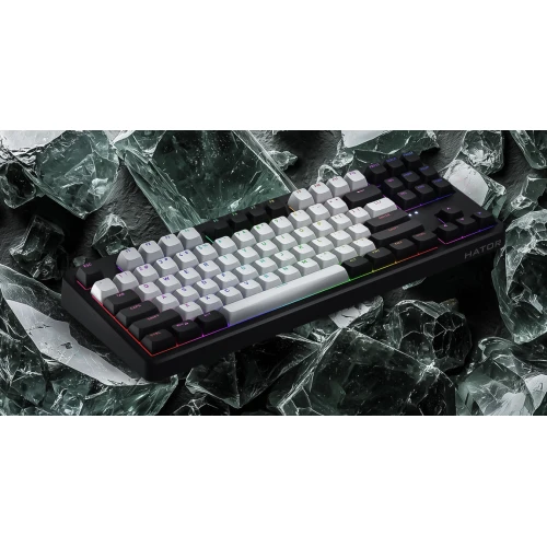 Klawiatura HATOR Rockfall 3 TKL Wireless RGB White