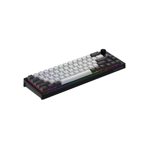 Klawiatura HATOR Skyfall 65 PRO Wireless RGB Grey Black Vanila