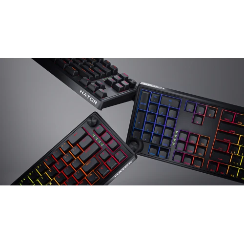 Klawiatura HATOR Skyfall 65 Wired RGB Black Black Sterling