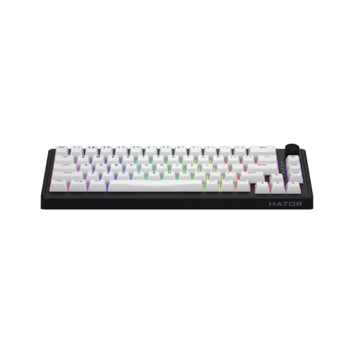 Klawiatura HATOR Skyfall 65 Wireless RGB White Black Sterling