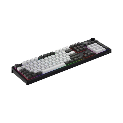 Klawiatura HATOR Skyfall 100 PRO Wireless RGB Grey Black Vanila