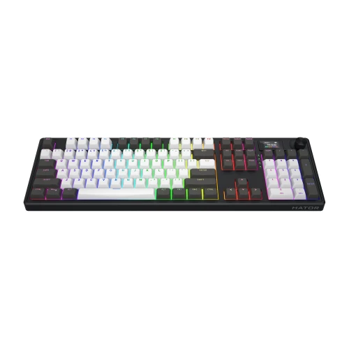Klawiatura HATOR Skyfall 100 PRO Wireless RGB Grey Black Vanila