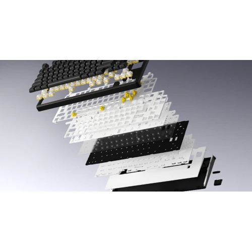 Klawiatura HATOR Skyfall 65 MAG ULTIMA 8K Wireless RGB White Black Strawberry