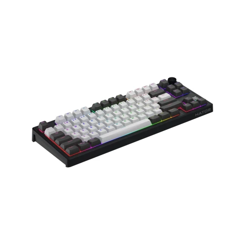 Klawiatura HATOR Skyfall 80 PRO Wireless RGB Grey Black Vanila