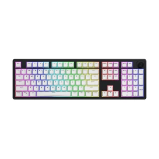 Klawiatura HATOR Skyfall 100 Wireless RGB White Black Lemon