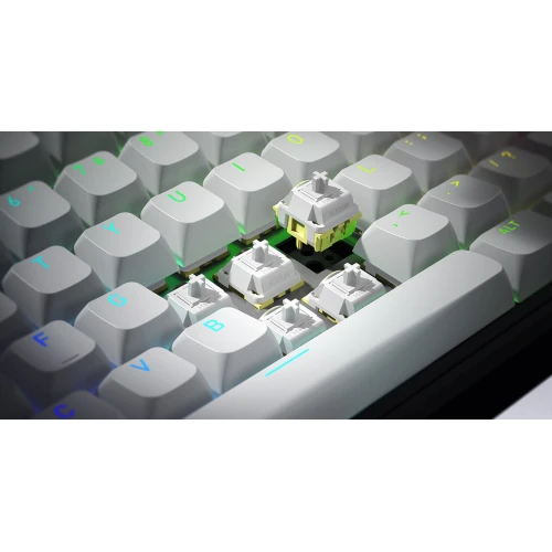 Klawiatura HATOR Skyfall 100 Wireless RGB White Black Lemon
