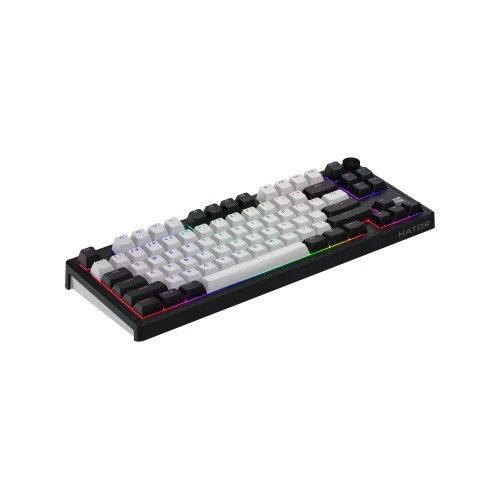 Klawiatura HATOR Skyfall 80 MAG ULTIMA 8K Wireless RGB White Black Strawberry