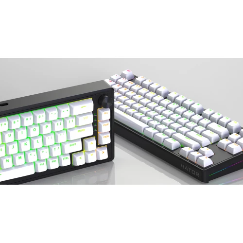 Klawiatura HATOR Skyfall 80 MAG ULTRA 8K Wired RGB Black Black Strawberry