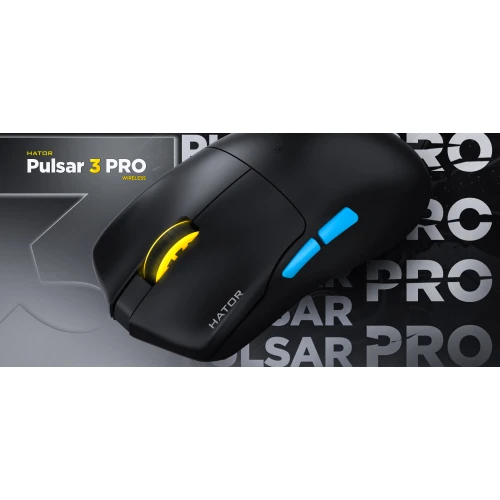 Mysz HATOR Pulsar 3 PRO Wireless RGB Black