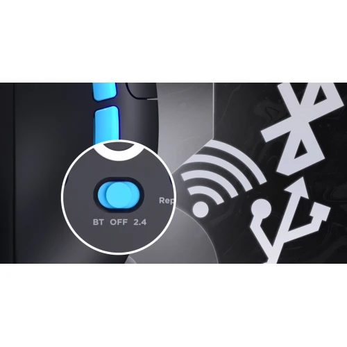Mysz HATOR Pulsar 3 PRO Wireless RGB Black