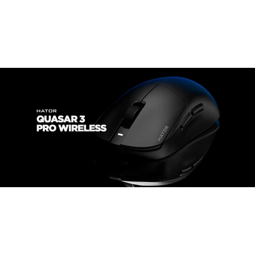 Mysz HATOR Quasar 3 PRO Wireless Black