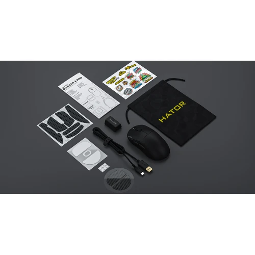 Mysz HATOR Quasar 3 PRO Wireless Black