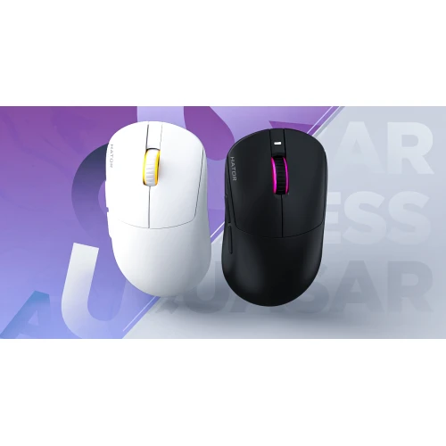 Mysz HATOR Quasar 3 Wireless RGB White