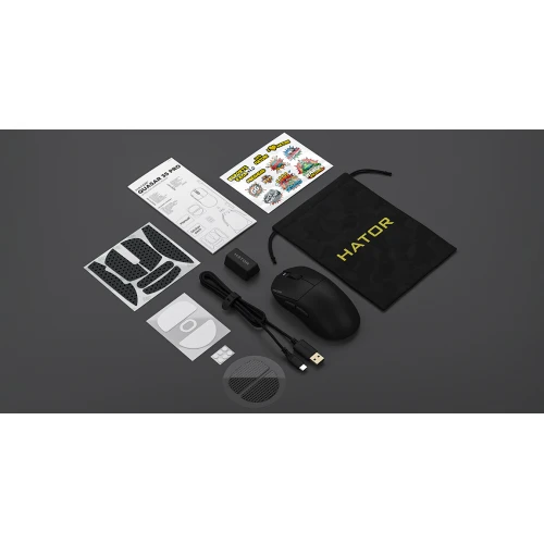 Mysz HATOR Quasar 3S PRO Wireless Black