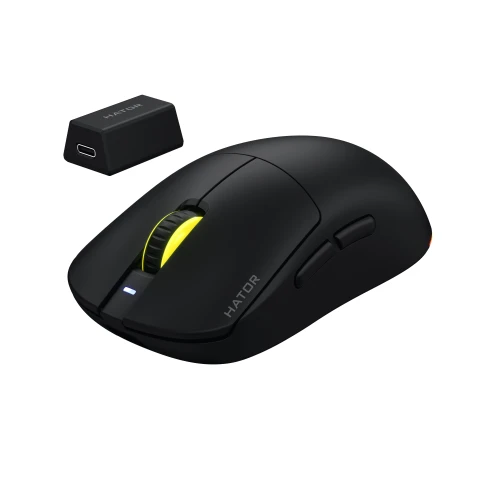 Mysz HATOR Quasar 3 ULTRA 8K+8K Wireless RGB Black Edition