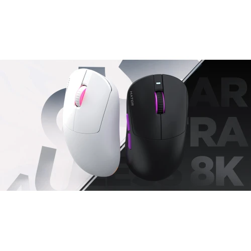 Mysz HATOR Quasar 3 ULTRA 8K+8K Wireless RGB Black Edition
