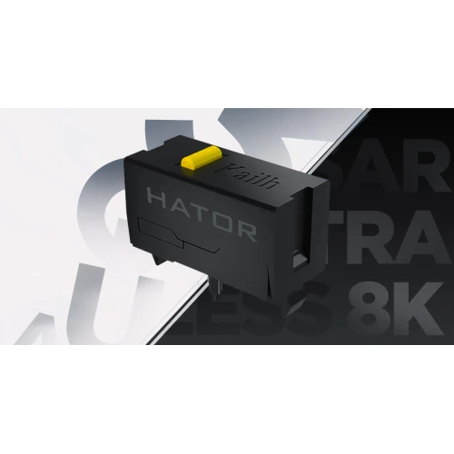 Mysz HATOR Quasar 3 ULTRA 8K+8K Wireless RGB Black Edition