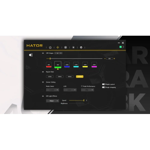 Mysz HATOR Quasar 3 ULTRA 8K+8K Wireless RGB Black Edition