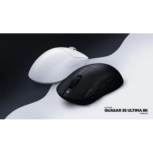 Mysz HATOR Quasar 3S ULTIMA 8K Wireless Black