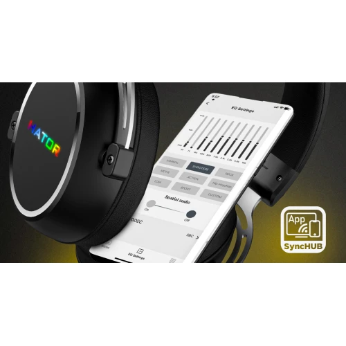 Słuchawki HATOR HYPERGANG 3 Wireless Cyber Violet
