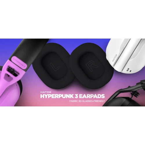 HATOR HYPERPUNK 3 Series Fabric Earmuffs - (ACC408)