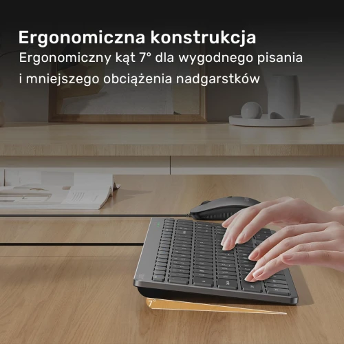 Klawiatura Unitek Unitek SlimTap USB-C/USB-A