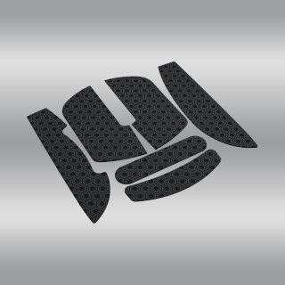 Anti-slip mouse grip tape for HATOR Quasar 3 series, black + deep grey - (ACC082)