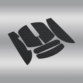 Anti-slip mouse grip tape for HATOR Quasar 3 series, black + deep grey - (ACC082)