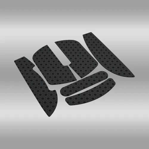 Anti-slip mouse grip tape for HATOR Quasar 3 series, black + deep grey - (ACC082)