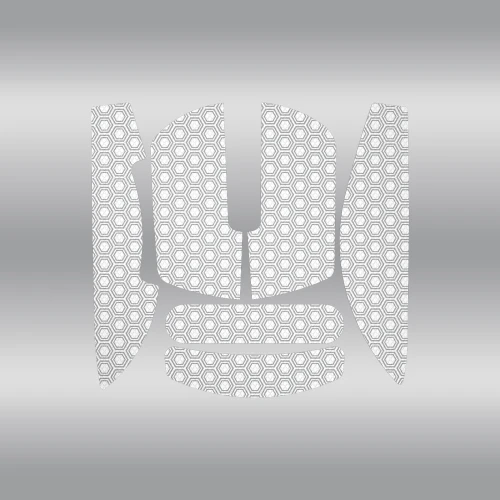 Anti-slip mouse grip tape for HATOR Quasar 3 series, white + light grey - (ACC083)