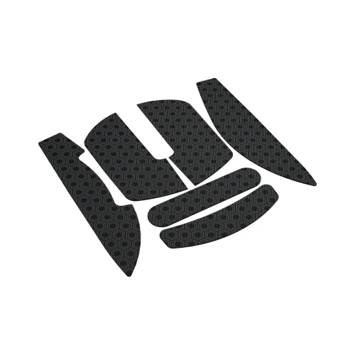 Anti-slip mouse grip tape for HATOR Quasar 3S series, black + deep grey - (ACC093)
