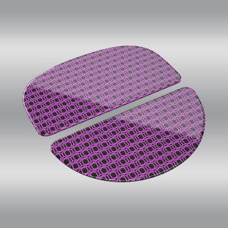 Glass feet for HATOR Quasar 3 series, white + violet - (ACC084)